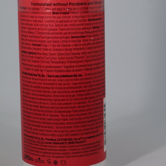 grapefruit daily foaming cleanser with vitamin C to brighten dull and uneven ski - Picture 6 of 9